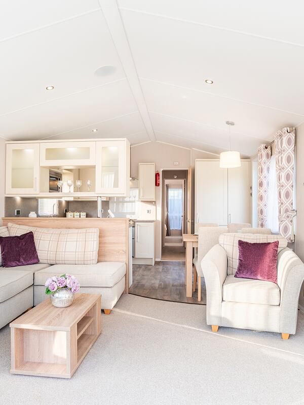 Willerby Aspen for sale at Discover Parks - living area photo