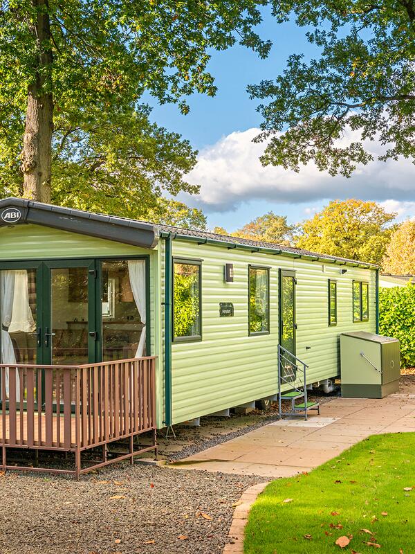 ABI Hereford holiday home for sale at Pearl Lake Country Holiday Park. Plot photo