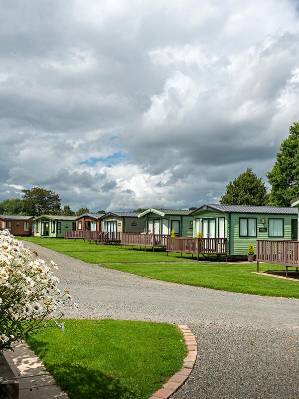 Willerby Aspen for sale at Arrow Bank Country Holiday Park - park photo