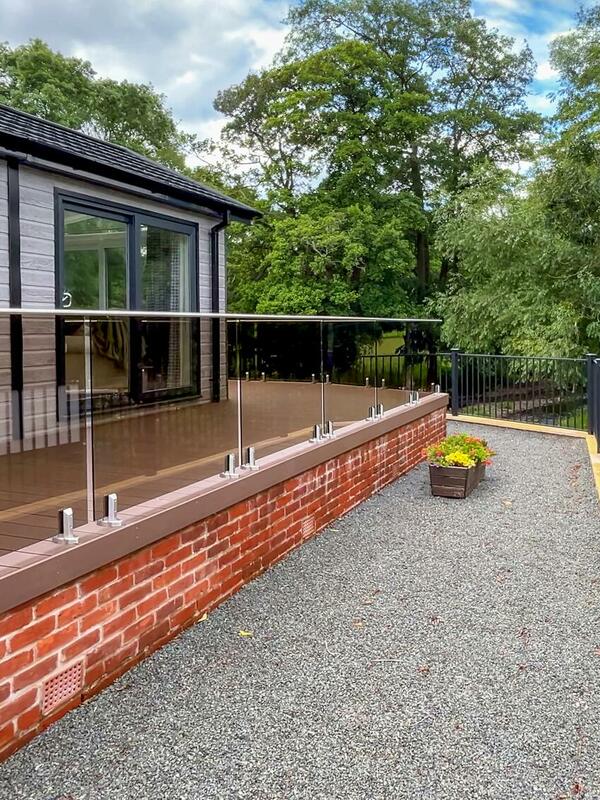 Tingdene Cosgrove residential park home for sale in Wales. Exterior photo