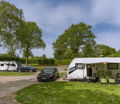 5 star caravan touring site at Pearl Lake Herefordshire