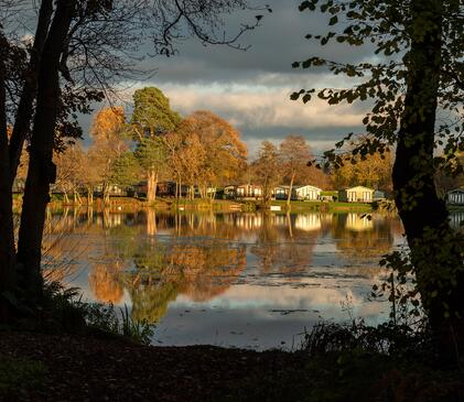 Golden hour at Pearl Lake