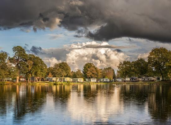 Passing shower, after the rain at Pearl Lake Country Holiday Park