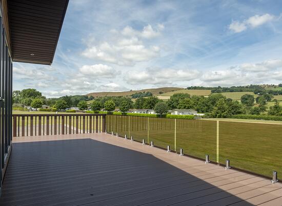 Radnorshire Hills and Offa's Dyke across the Lugg Valley, Rockbridge Park