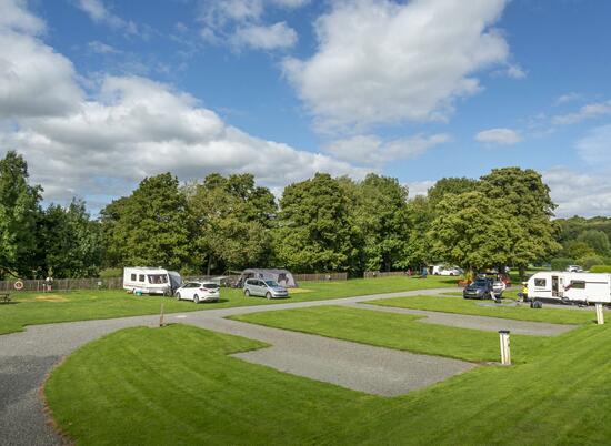 Riverside touring and camping in Wales at Rockbridge Park