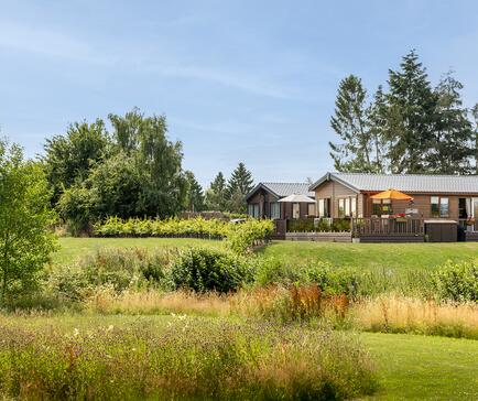 5 star holiday lodge ownership at Arrow Bank Herefordshire