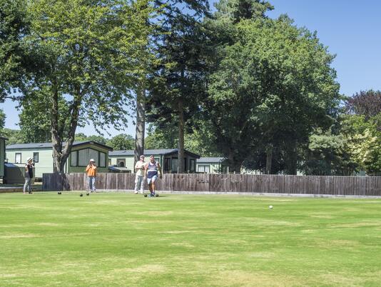 Bowling at Pearl Lake country holiday park