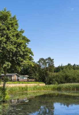 Lake edge luxury lodges at Pearl Lake photo