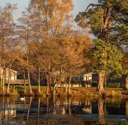 Golden hour at Pearl Lake