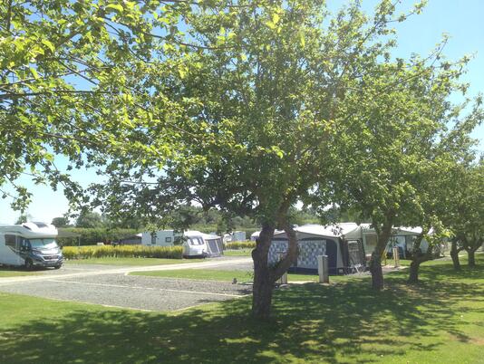 5 star touring caravan site Herefordshire