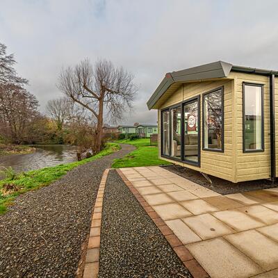 Atlas Image holiday home for sale at Arrow Bank Country Holidya Park, Eardisland, Hereford. 