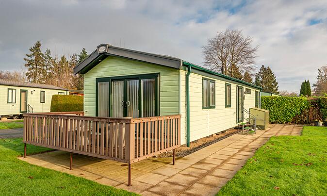 Atlas Ovation Lodge for sale on 5 star caravan park