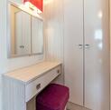 Atlas Heritage caravan holiday home for sale at Pearl Lake. Mani bedroom dressing table photo