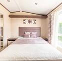 Pemberton Rivington for sale at Arrow Bank 5 star caravan park, Herefordshire - main bedroom photo
