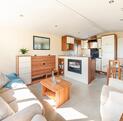 Regal Elegance holiday home for sale on 5 star caravan park with bar restaurant. Living area photo