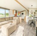 Atlas Style caravan holiday home for sale on 5 star caravan park in Wales - lounge photo