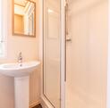 ABI Oakley caravan Holiday Home for sale on 5 star riverside holiday park. Shower room photo