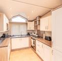 Pemberton Serena caravan holiday home for sale on 5 star caravan park. Kitchen photo