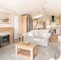 Willerby Vogue Classique holiday home for sale at Pearl Lake Country Holiday Park, Herefordshire. Living area photo